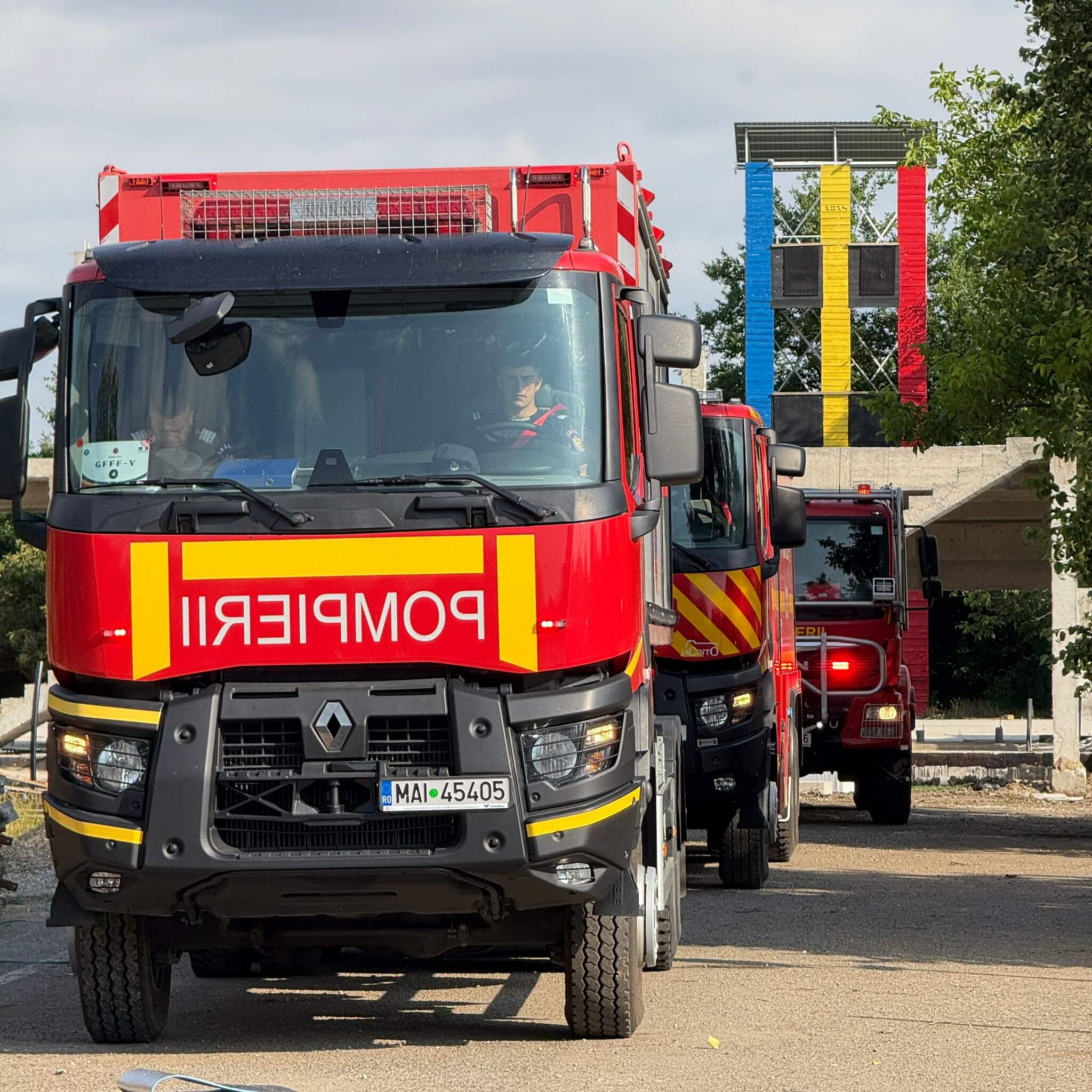 pompieri români Franța